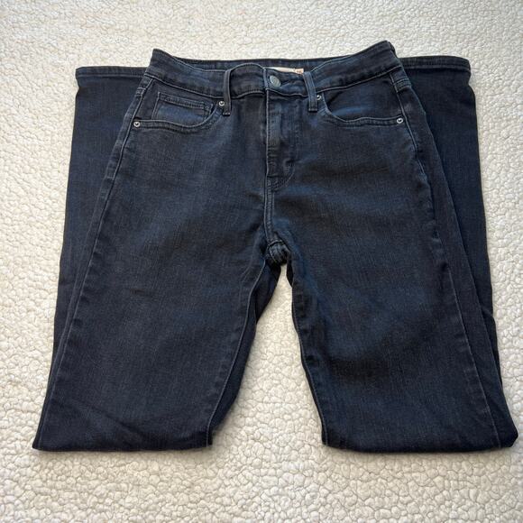 Levi's 721 High Rise Skinny Washed Black 26 - Picture 3 of 11